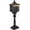 Black, variant on Polar Mailbox Cast Aluminum Black Mail Box Postal Box Security Heavy Duty New