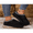 Black, variant on Womens Outdoor Winter Slippers Platform Snow Boots Thickened Flat Warm Non Slip Shoes Brown 2026