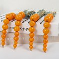 thumbnail image 2 of Rustic Spring Beaded Carrot Easter Decorations Hanging Wooden Beaded Carrots for Spring Tiered Tray Ornament, 2 of 6