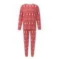 thumbnail image 1 of FOCUSNORM Pyjamas Assortis à la Famille de Noël, Hauts à Manches Longues avec Pantalon, 1 of 9