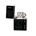 thumbnail image 2 of KuzmarK Silver Windproof Flip Top Lighter -  Chicago House Music, 2 of 2