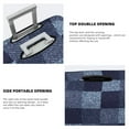 thumbnail image 5 of Easygdp Blue Gingham Buffalo Check Print Elastic and Washable Suitcase Protective Cover with Hidden Zipper Fits 18-32 inch Luggage -X-Large, 5 of 9