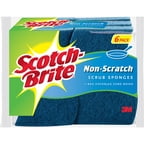 Scotch-Brite No Scratch Multi-Purpose Scrub Sponges, 6 pack