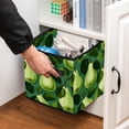 thumbnail image 5 of Pear Large Capacity Foldable Toy Box Storage Bin Storage Baskets with Handle 10.8"x10.5"x10.6, 5 of 6