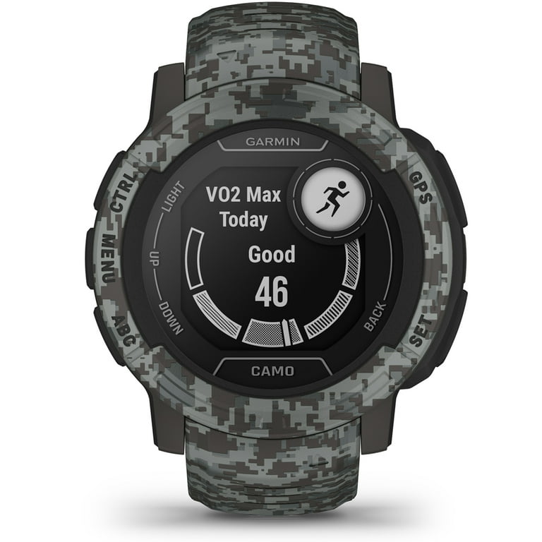 Garmin Instinct 2 Camo GPS Smartwatch, Graphite Bundle with Garmin Instinct 2 Camo GPS Smartwatch, Graphite Bundle with