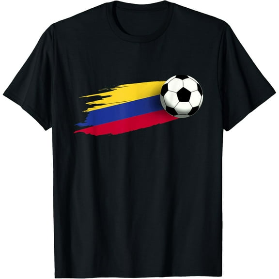 Exquisite and comfortable-Colombia Flag Jersey Colombian Soccer Team Colombian T-Shirt