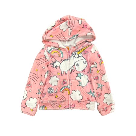 Despicable Me Soft Fleece Pink Zip Up Hoodie Sweatshirt Sweat 5