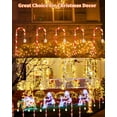 thumbnail image 6 of Christmas Decorations 8pcs Candy Cane Lights, 84LED Solar Christmas Lights Outdoor Waterproof with 8 Modes, Christmas Outdoor Yard Decor for Garden/Lawn/Tree/Pathway/Patio, 6 of 7
