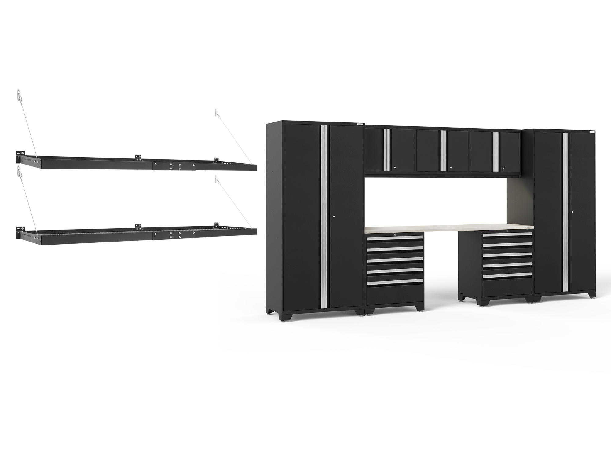 NewAge Products Pro Series Black 10 Piece Set, Heavy Duty 18