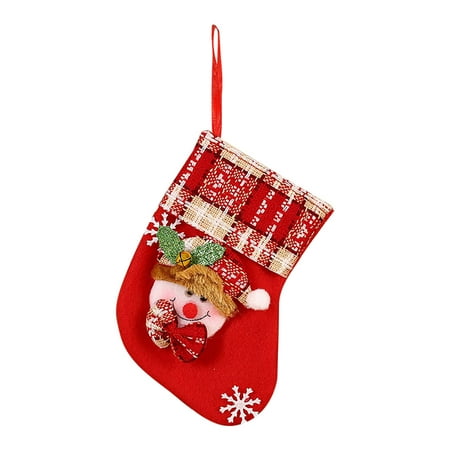 

Yubnlvae Hangs Christmas Socks Gift Bag Pendants Children s Candy Bags Cartoon Socks Gift Bags C