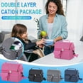 QISIWOLE Large Lunch Box - Multiple Pockets, Reusable, Portable, 9.6x6