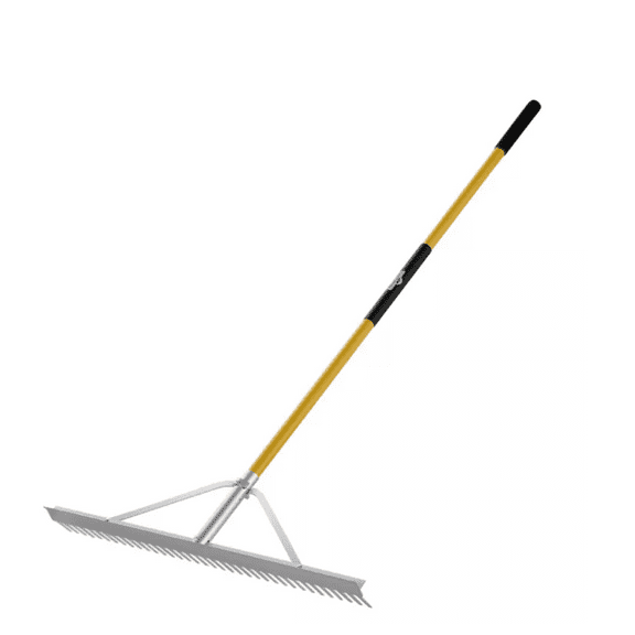 GroundWork 36 in. Aluminum Landscape Rake