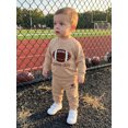 thumbnail image 2 of Toddler Baby Boy Football Outfit Game Day Pullover Sweatshirt Pants 3 6 12 18 24 Months 2T 3T 4T, 2 of 8