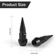 thumbnail image 2 of 45mm Spiked Aluminum Stem Valve Caps,4PCS Dustproof Tire Wheel Stem Caps for Cars,SUVs,Trucks Bicycles and Motorcycles(Black), 2 of 12