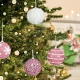 thumbnail image 6 of Christmas Decorations 24PCS Painted Velvet Christmas Balls Set Shatterproof Christmas Tree Hanging Ornaments for Holiday Party Home Décor and Winter Scene Arrangement**, 6 of 9