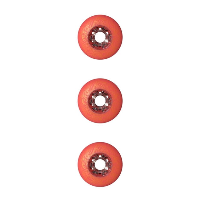 Frenado profesional Wosthever de 2 piezas soporte mejorado y ampliado para ruedas de patinaje en línea Roller Rodas rojo 76 mm