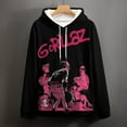thumbnail image 4 of Gorillaz Casual Pullover Hoodie Unisex Hooded Sweatshirt Novelty 3D Graphic Long Sleeve Sweater with Pocket 2XL, 4 of 8
