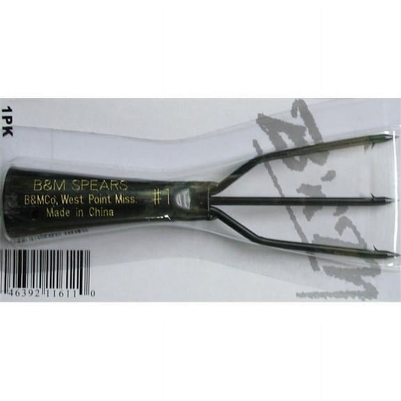 B&M Fish & Frog Spear 3 Tine 1.5"Wx5"L 1PK