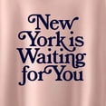 thumbnail image 3 of Instant Message - New York is Waiting for You Girls' Short Sleeve Boxy Graphic T-Shirt, 3 of 6