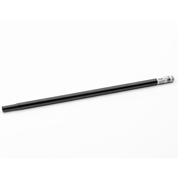 Erva Tubular Steel Swaged Pole Section, Black, 28"