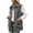 Gray, variant on QIYAGBSA Fuzzy Sherpa Fleece Vest for Women Lapel Button Down Sleeveless Oversized Mid Length Fall Winter Warm Coats with Patch Pockets