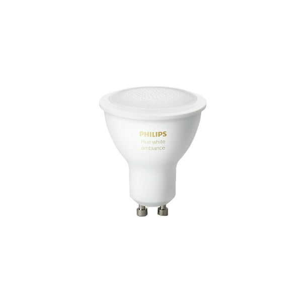 atmosfeer Omzet Diversen Philips Hue Ambiance GU10 Bluetooth Smart LED Bulb, 2-Pack, White -  Walmart.com