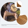 thumbnail image 4 of PAMINGONO 1Pc Bamboo Pan Flute 15 Hole Beginner Row Flute Clear Melodious Sound Portable, 4 of 8