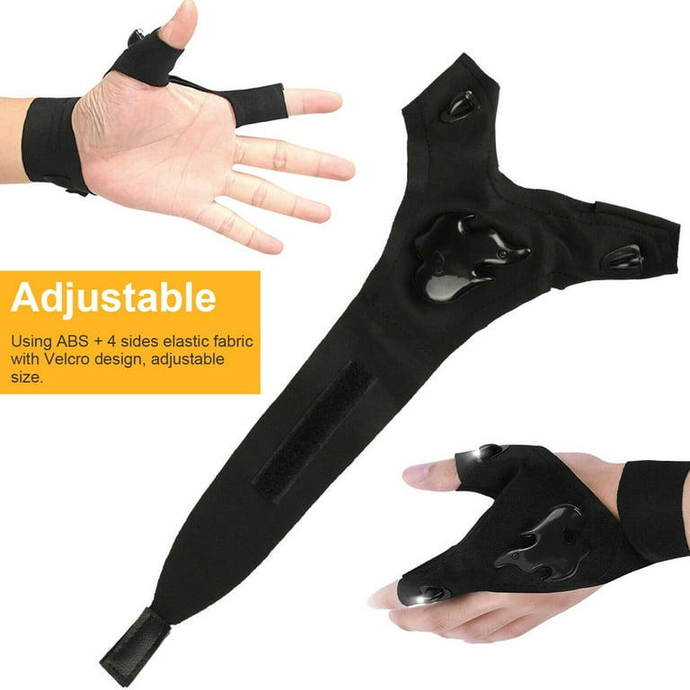 Rechargeable LED Flashlight Gloves Birthday Gifts for Men