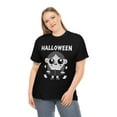 thumbnail image 2 of Black and White Halloween TShirts for Women Plus Size 1X 2X 3X 4X 5X Girl Plus Size Halloween Costumes for Women, 2 of 7