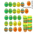 thumbnail image 3 of GFHFHITJ 12 Pcs Easter Eggs, Large Fillable Plastic Easter Eggs, Empty Colorful Bright Eggshells for Easter Hunting, Filling Treats, Party Favors, Basket Stuffers, 3 of 6