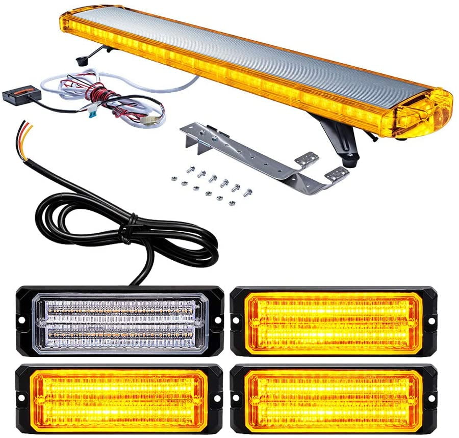25" 33" 47" 55" 59" 63" Car Truck LED Emergency Beacon Warning Strobe Light Bar 