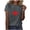 Gray, variant on Miqool Canadian Flag T-Shirt for Women Short Sleeve Crewneck Canada Pride Maple Leaf Vintage Graphic Tees Tops