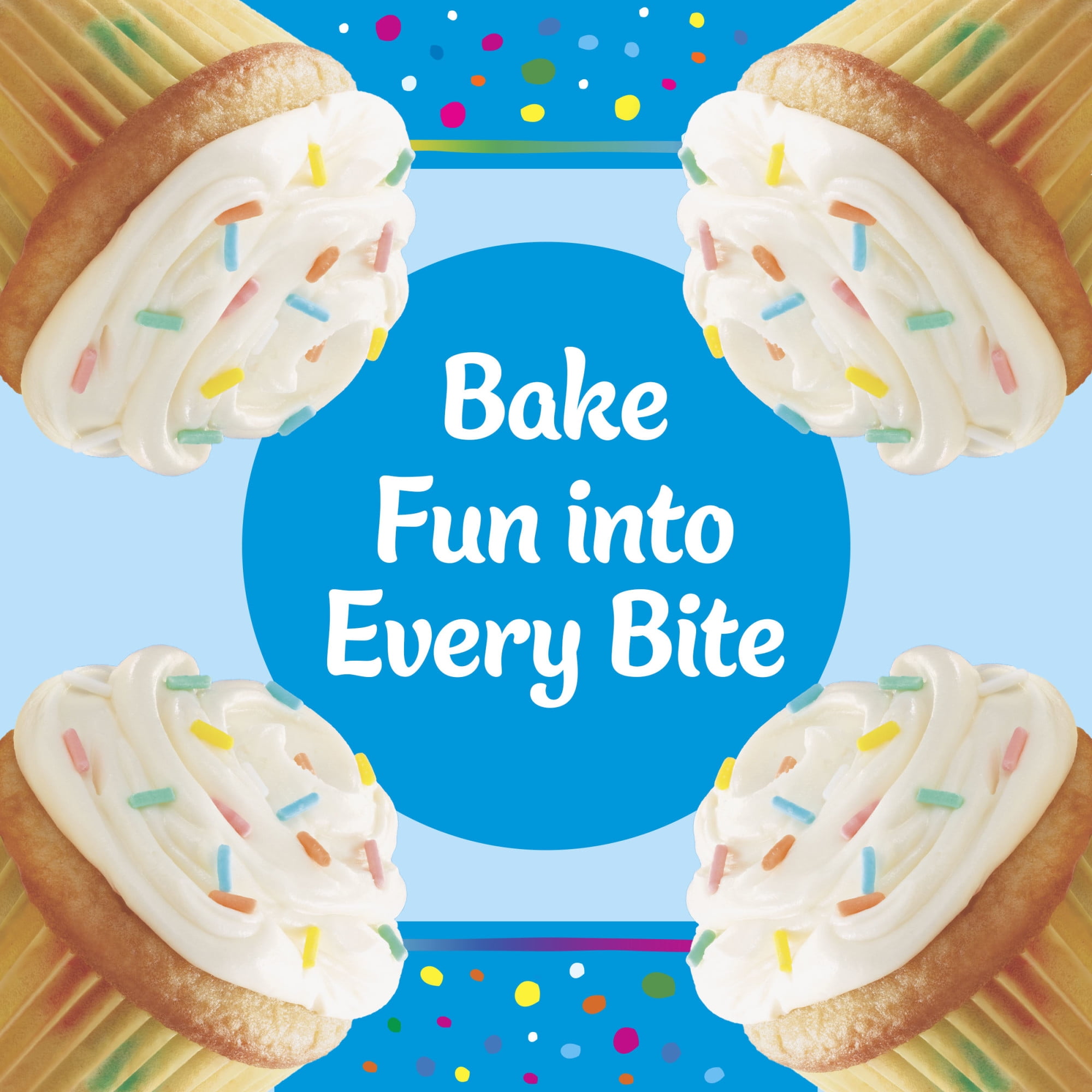 Pillsbury Funfetti Cake Mix with Candy Bits, 15.25 oz Box