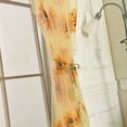 thumbnail image 6 of MELLCO sun flower Short Sheer Curtains Flower Print Embroidery Bedroom Curtain Rod Pocket Window Curtains for Living Room, 200cm x 95 cm, 6 of 9