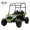 Green, variant on Accreate 24v Kids' Heavy-Duty Ride Power Wheel, 2-Seater 4wd Mini Golf Cart With Tent, Led Lights, Music, Horn, 3 Speeds, Shock Absorbers, 110 Lbs Capacity, 4 Mph