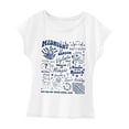 thumbnail image 3 of Camiseta de mujer de verano transpirable suave cuello redondo para uso diario trabajo caminar, 3 of 7