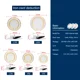 thumbnail image 4 of 10 piezas PCB Tact Tactile Micro Mini Latching Push Button On Off Auto Lock Unlock Switch DIP 6 Pin Cap 5.8*5.8/7*7/8*8/8.5*8.5mm, 4 of 5
