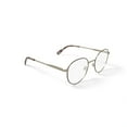thumbnail image 3 of Hard Candy Women's HC256 Round Prescription Eyeglasses with Case, Gold Tortoise, 3 of 6