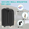 thumbnail image 5 of FUYGRCJ Sturdy Key Lock Box, Waterproof Outdoor Lockbox, 12-Digit Combination Lock Box with Code, Wall-Mounted & Hanging Key Hiders, Large Capacity Spare Keys Safe Storage Box for Home Office Garage, 5 of 11