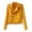 Yellow, variant on Sokhug Faux Leather Jacket Women Motorcycle Short Coat Moto Biker Blazer Casual Pleather Jackets, Black