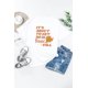 thumbnail image 3 of ABPHQTO Camiseta estampada blanca de manga corta It's About To Get Real Basic-Fall para mujer, 3 of 5