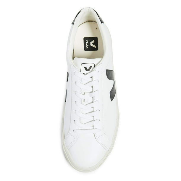 Tenis Veja Esplar Leather para Hombre Extra Blanco/Negro