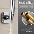 thumbnail image 2 of Soporte para cabezal de ducha G-Promise de metal ajustable cromado, 2 of 8