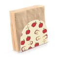 thumbnail image 2 of Standing Dining Table Napkin Holder, Napkin Holder for Table Kitchen Acrylic Paper Tissue Organization, Red Apple Pattern, 2 of 8