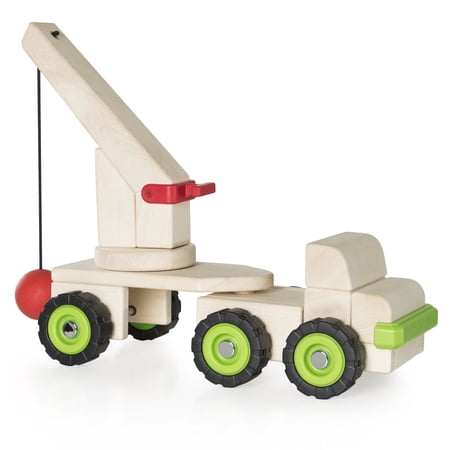 Guidecraft Block Science - Big Pretend Play Wrecking Ball Truck  Natural Wooden Toy for Toddlers  Teaches Pendulums  Kids Educational and Learning Toys price history on PriceWatchPro