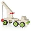Guidecraft Kids' Block Vehicles - Big Wrecking Ball Truck, Children's Learning Toys