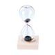 thumbnail image 1 of 1 reloj de arena magnético creativo, adorno de mesa de cristal de arena, temporizador de escritorio, regalos de cumpleaños para tienda en casa, 1 of 3