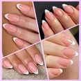 thumbnail image 2 of Press on Nails Lifextol 216 unidades, punta francesa blanca mediana, 2 of 6