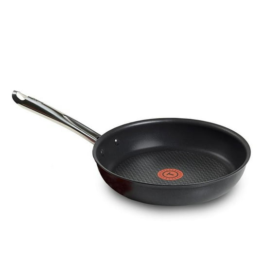T-fal Cook & Strain Non-stick, 12.5 Inch Frypan, Black