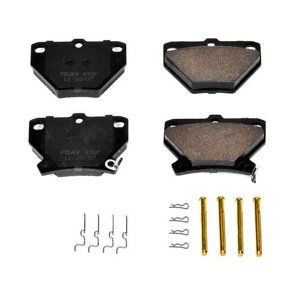 Rear Brake Pad Set - Compatible with 2003 - 2006 Pontiac Vibe 2004 2005